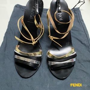 Fendi multicolored heels